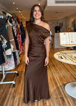 Load image into Gallery viewer, Brianna Brown Maxi Dress
