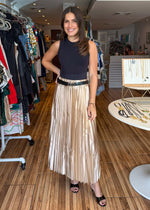 Load image into Gallery viewer, Charlotte Champagne Skirt
