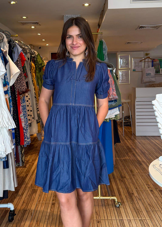 Diana Denim Short Dress