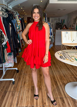 Load image into Gallery viewer, Tamara Red Short Dress

