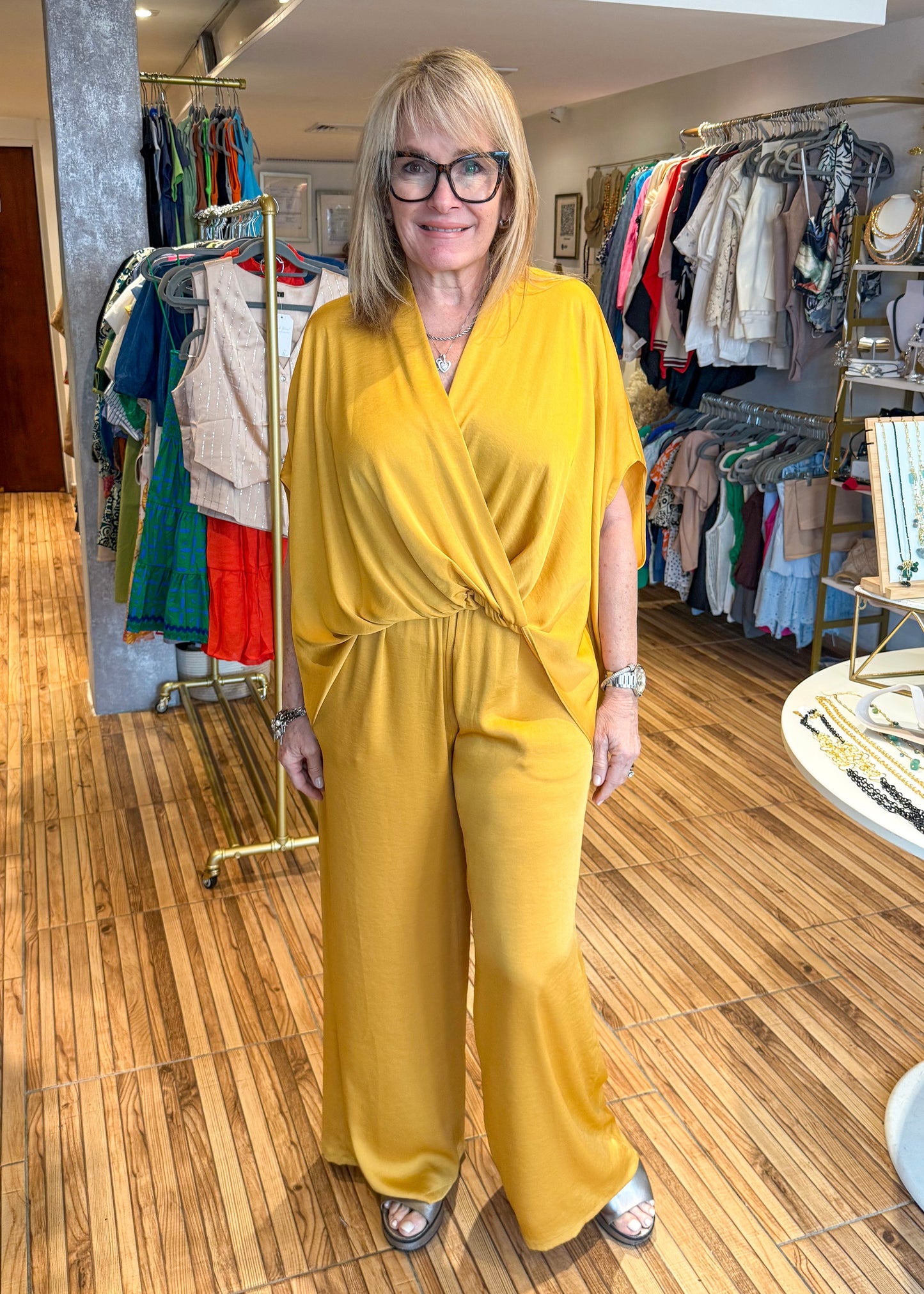 Melissa Mustard Two Piece Set