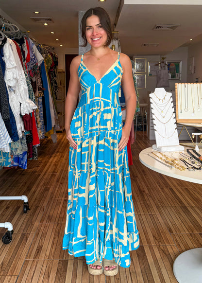 Bianca Print Maxi Dress