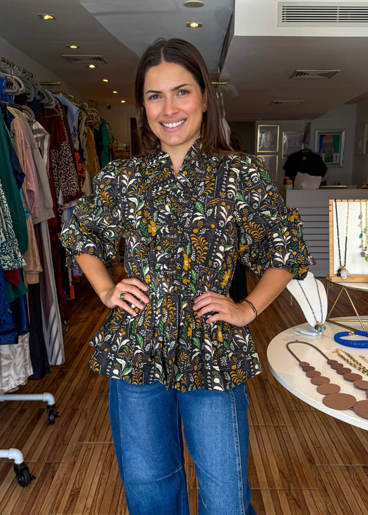 Lisa Print Top