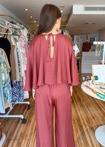 Chelsea Brown Jumpsuit
