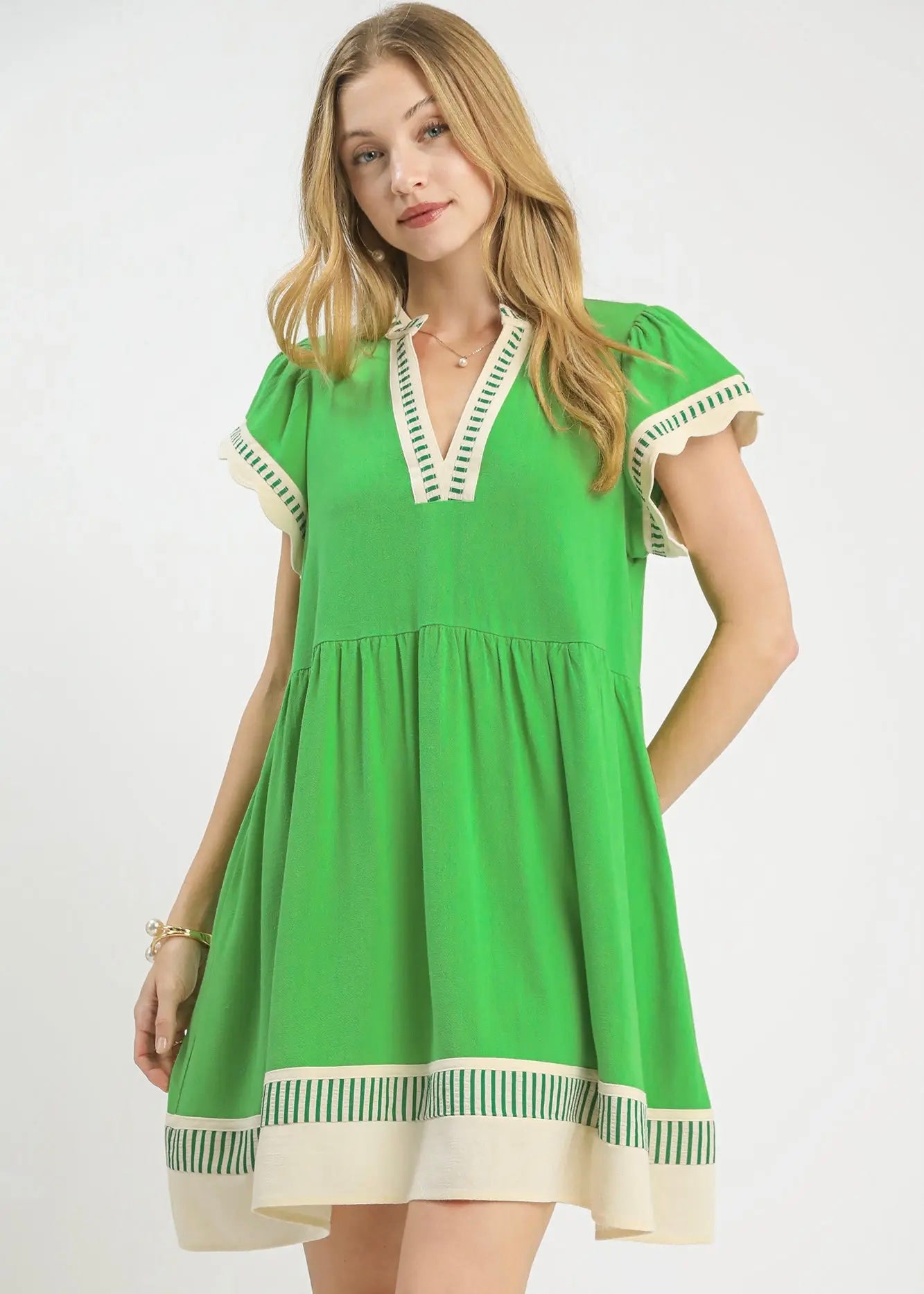 Lindsay Green Short Dress