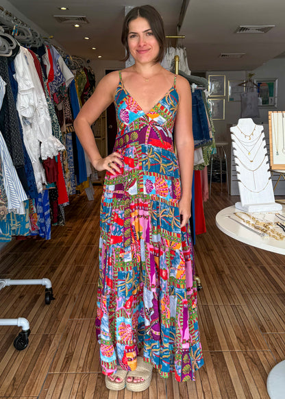 Bianca Print Maxi Dress