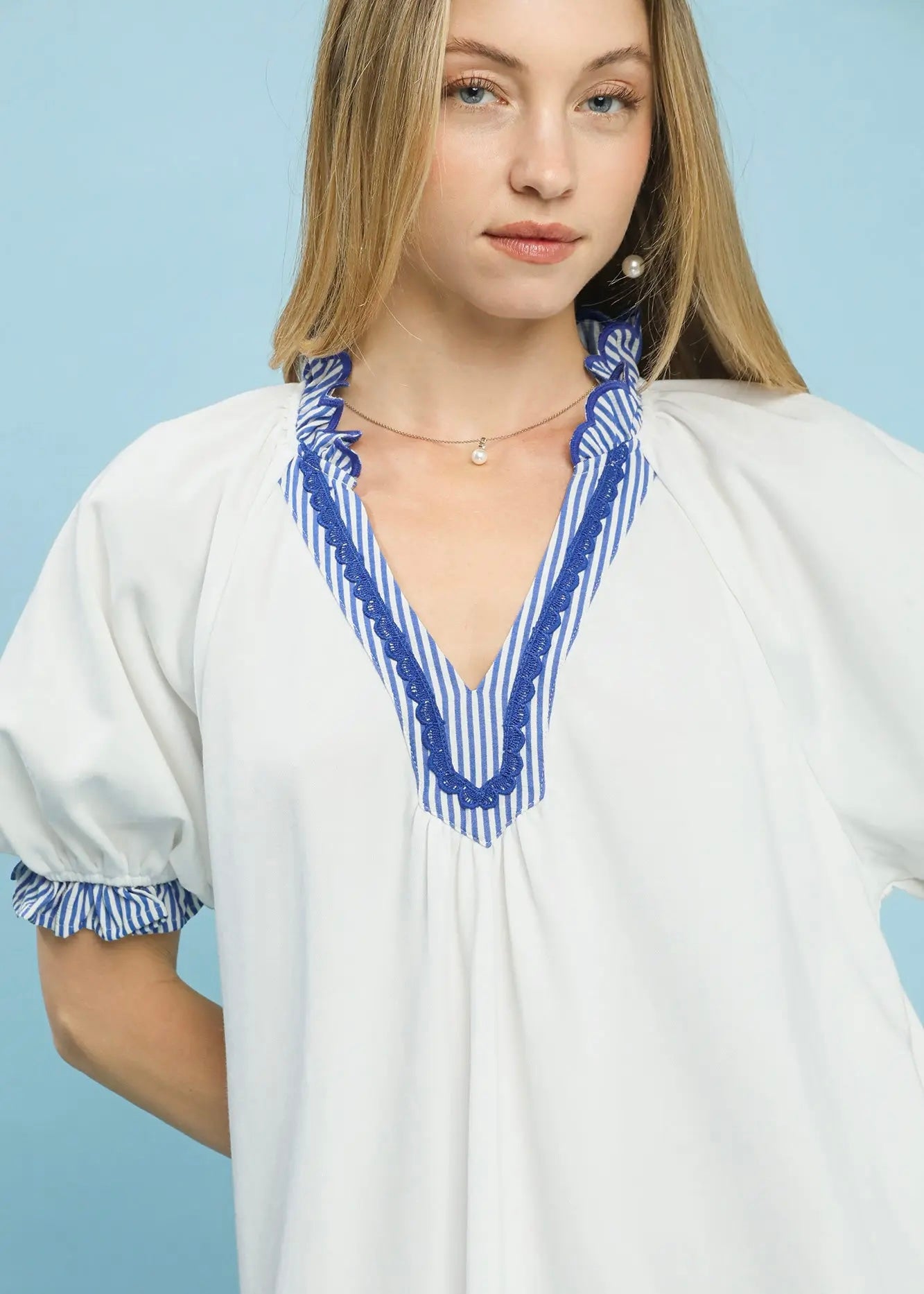 Georgina Off White Short Dress