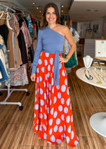 Load image into Gallery viewer, Selena Polkadot Maxi Dress
