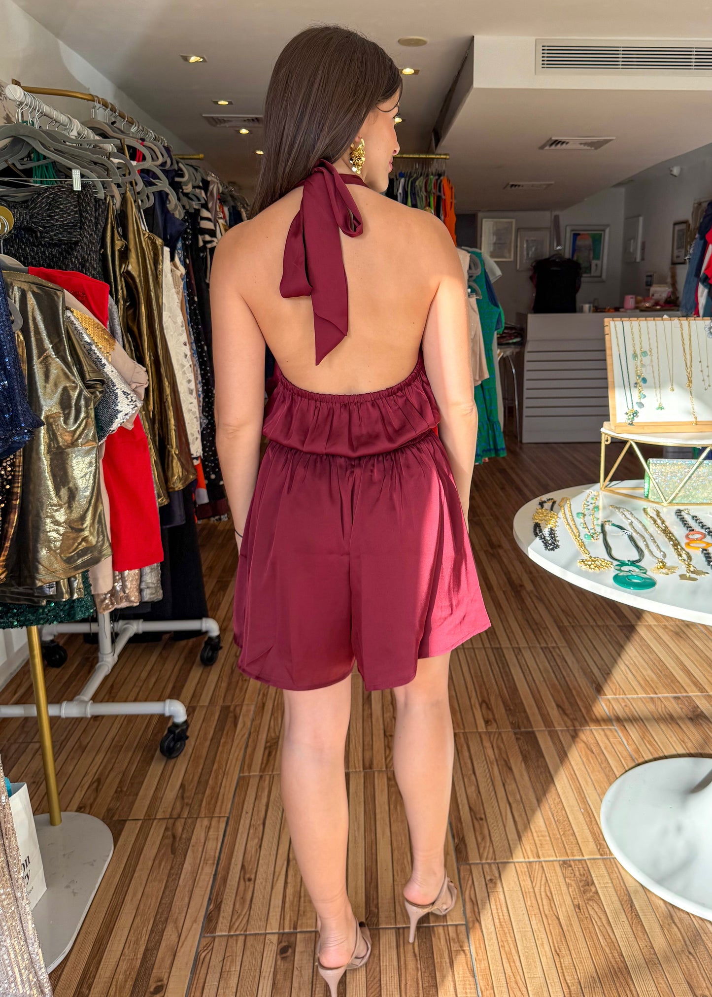 Winona Wine Romper
