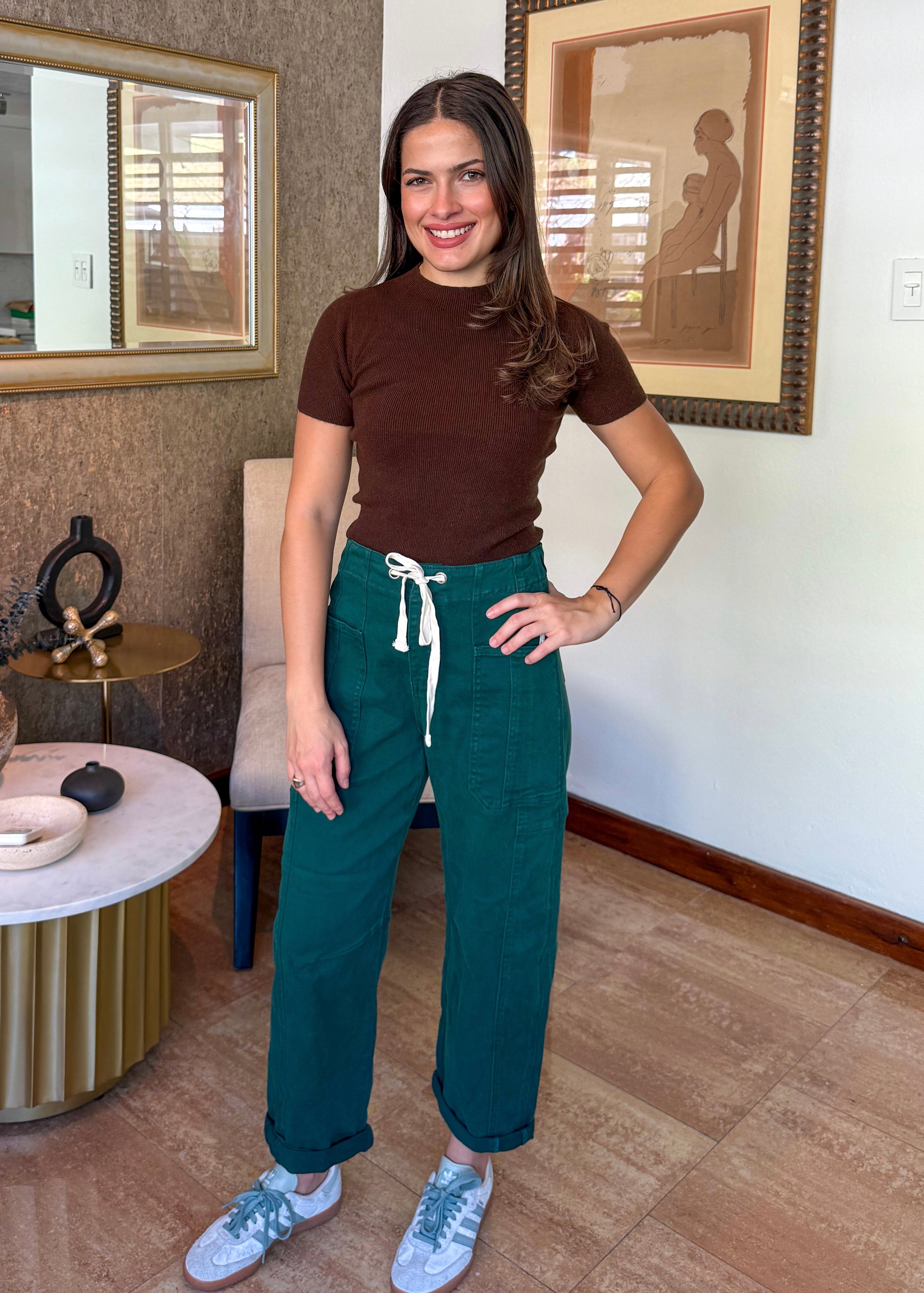 Heather Hunter Green Pants