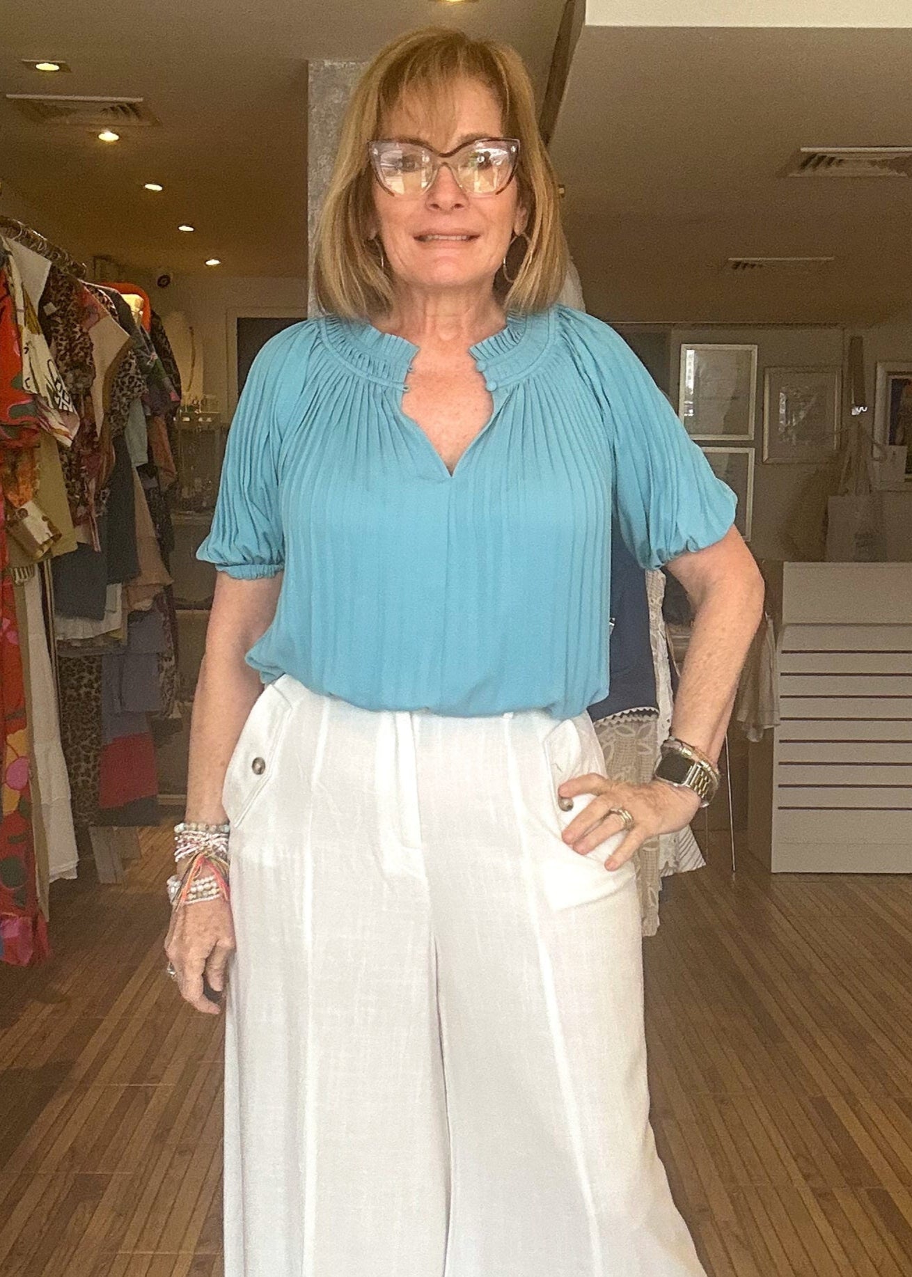 Olivia Off White Pants