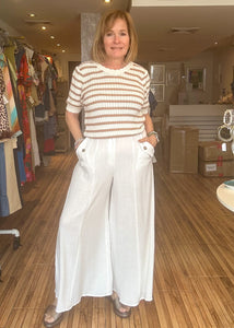 Olivia Off White Pants