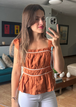 Load image into Gallery viewer, Brianna Burnt Orange Top
