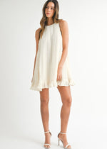 Load image into Gallery viewer, Camilla Cream Short Dress
