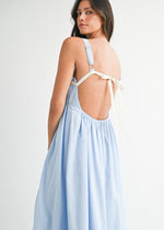 Load image into Gallery viewer, Lily Light Blue Maxi Dress
