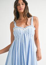 Load image into Gallery viewer, Lily Light Blue Maxi Dress
