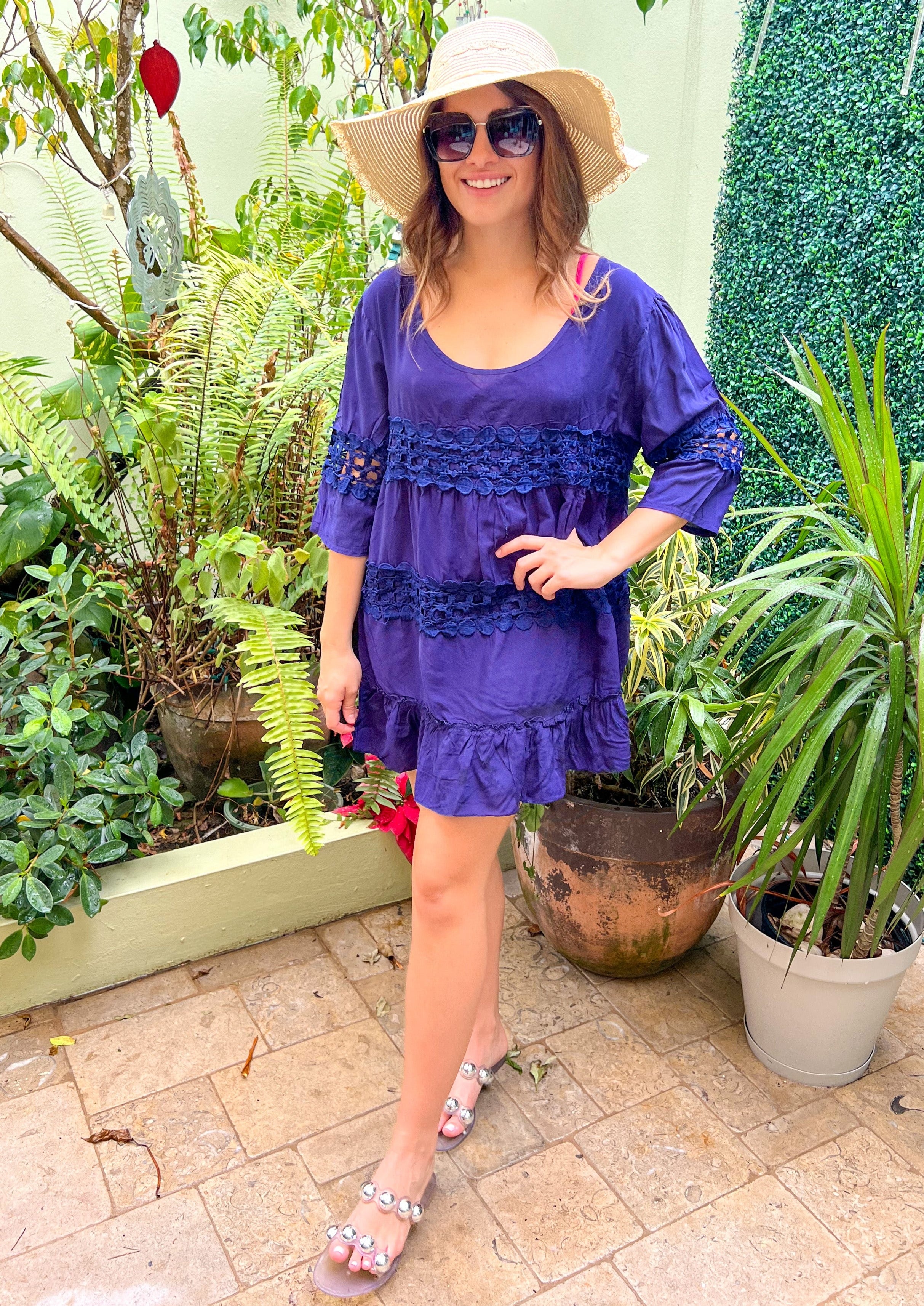"Savannah" Short Dress Cover Up