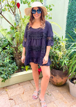Load image into Gallery viewer, &quot;Savannah&quot; Short Dress Cover Up

