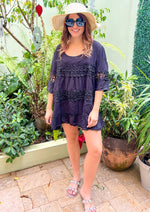 Load image into Gallery viewer, &quot;Savannah&quot; Short Dress Cover Up
