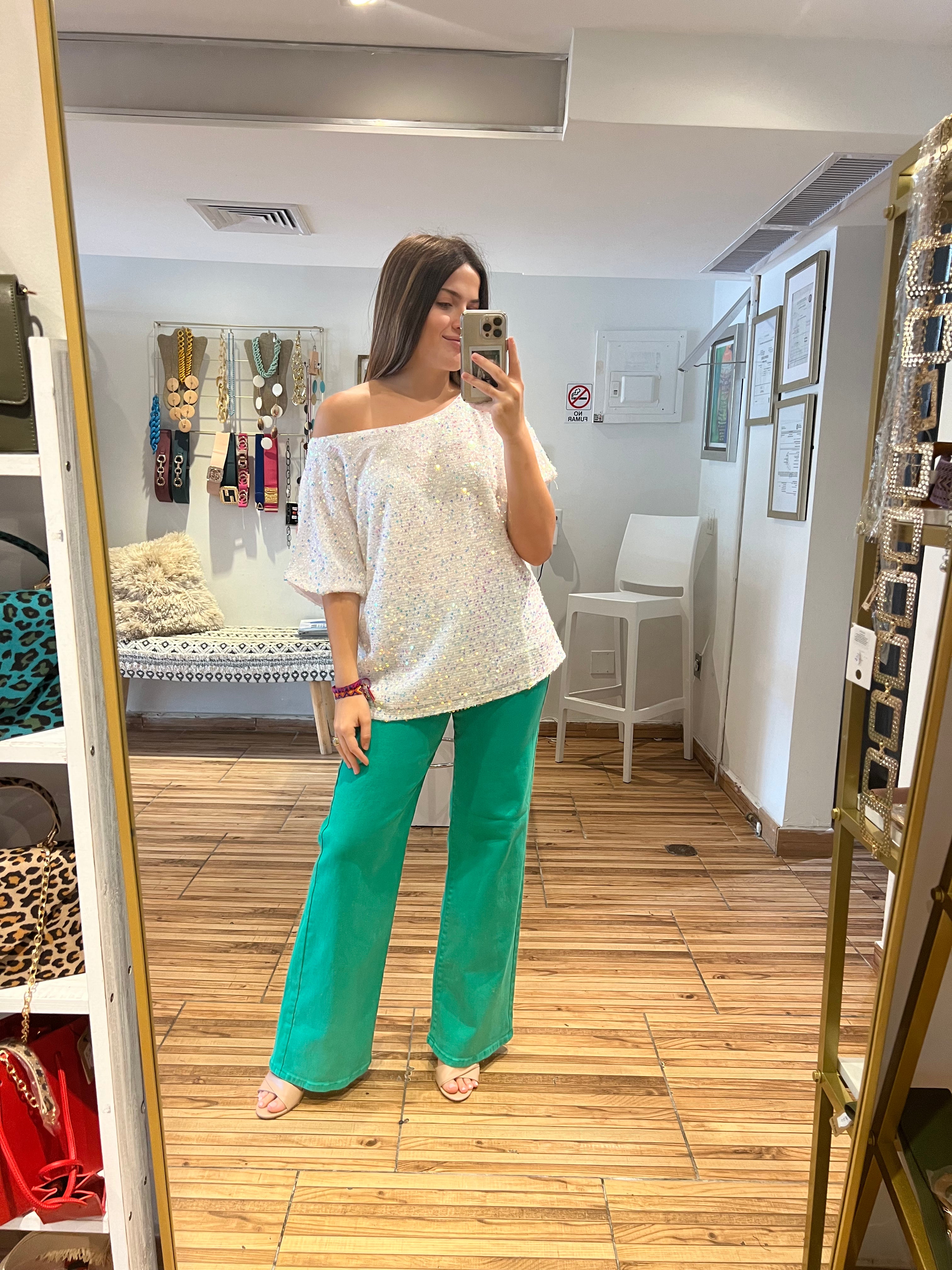 “Sarah” Sequin Top