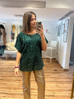 Load image into Gallery viewer, “Sarah” Sequin Top
