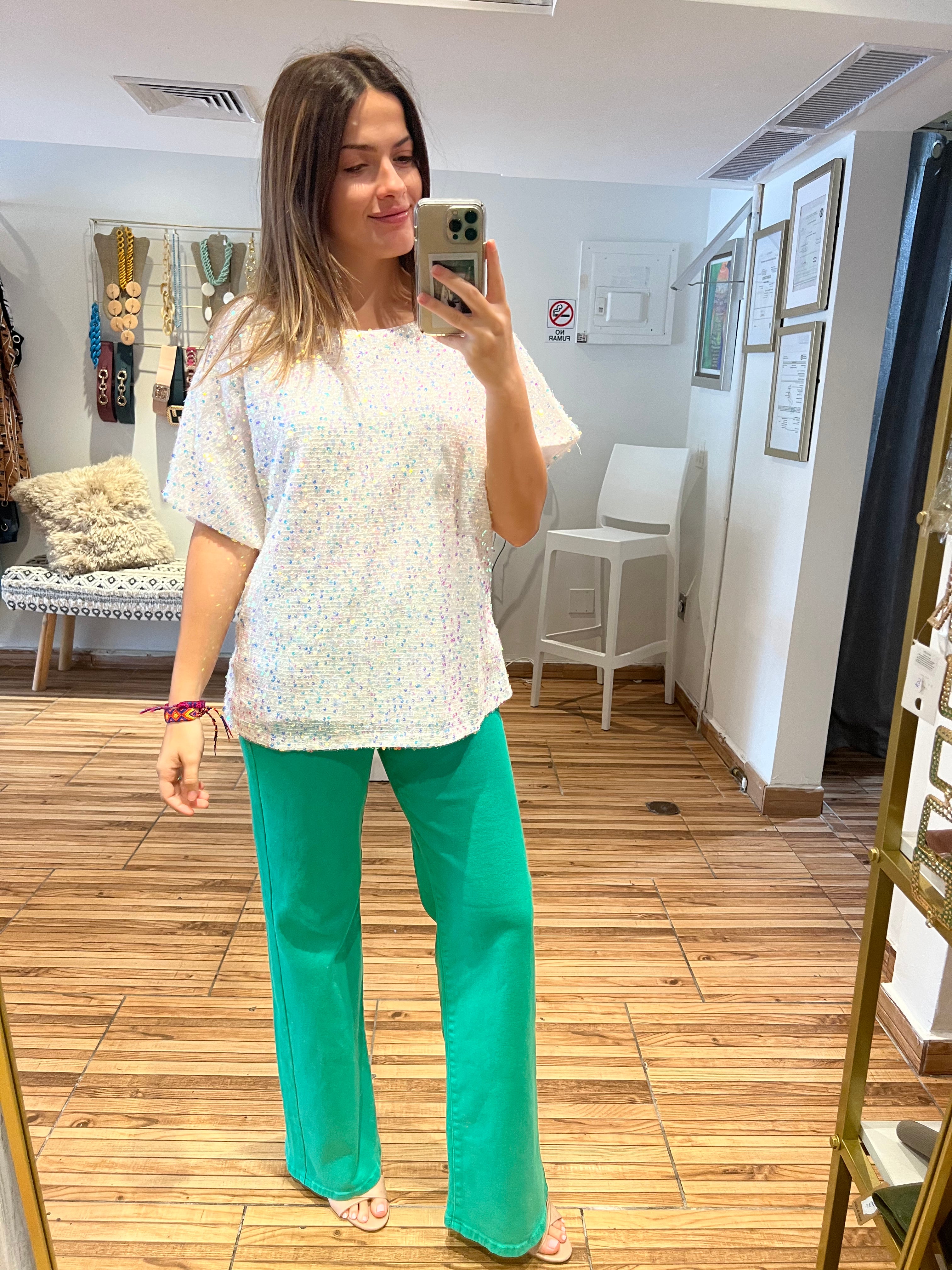 “Sarah” Sequin Top