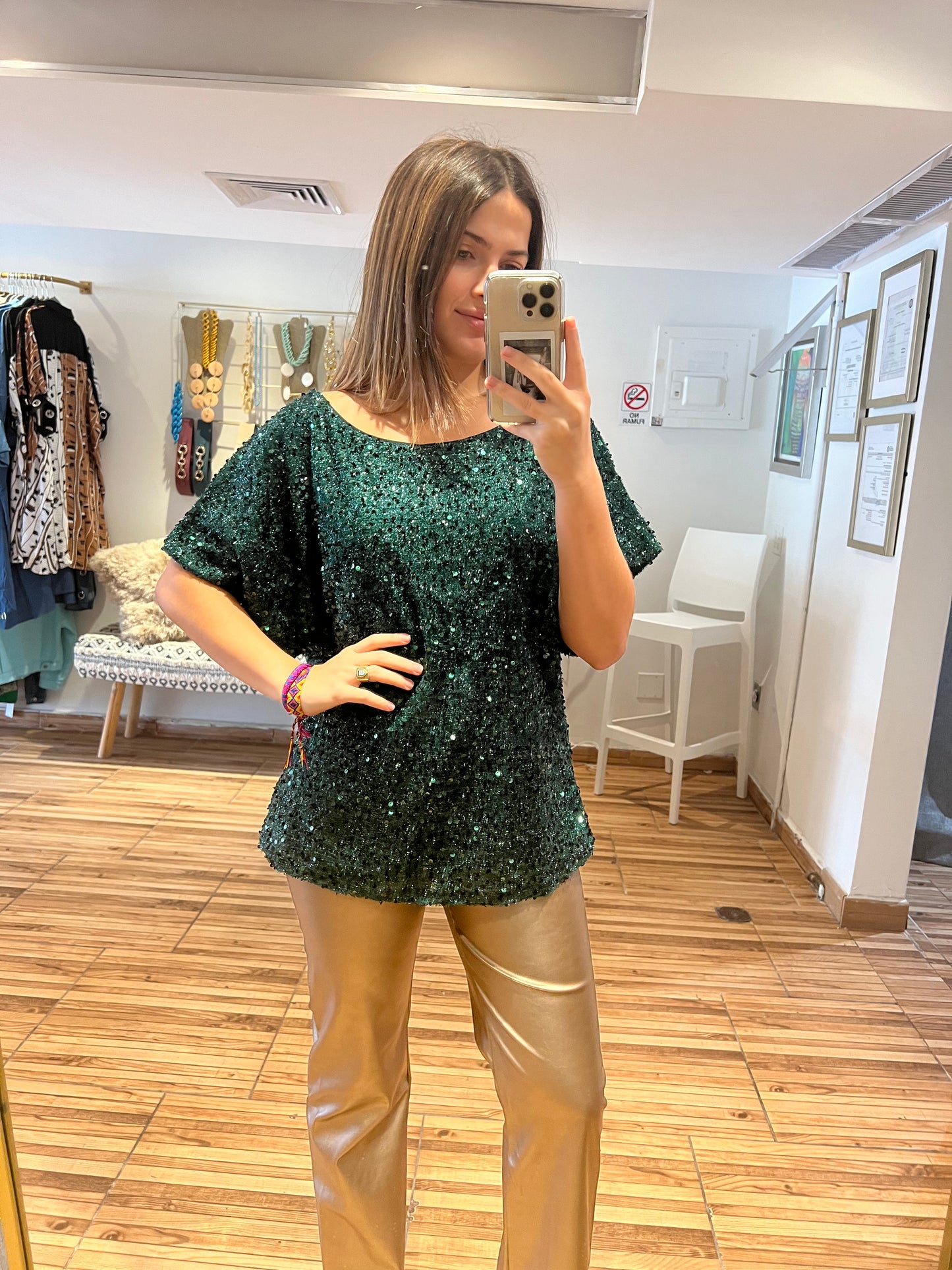 “Sarah” Sequin Top
